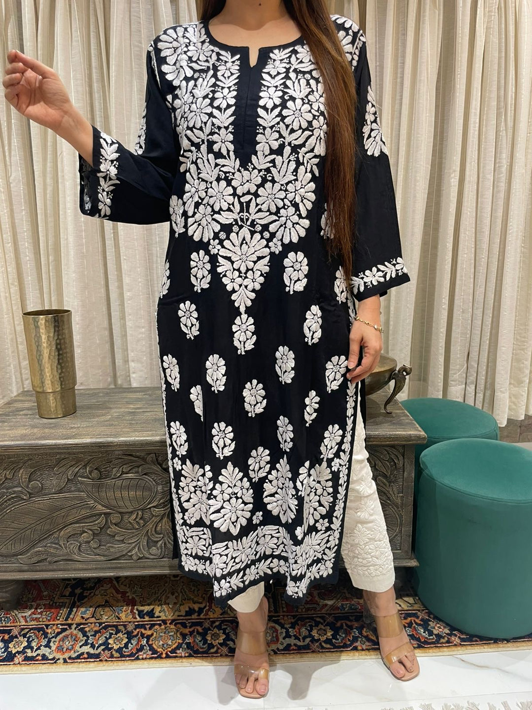 Lucknow Two Pc Set Black