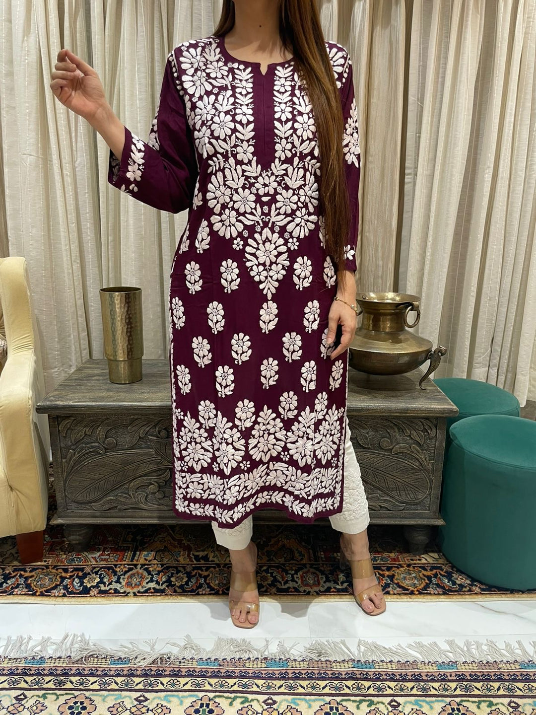 Lucknow Two Pc Set Kolija